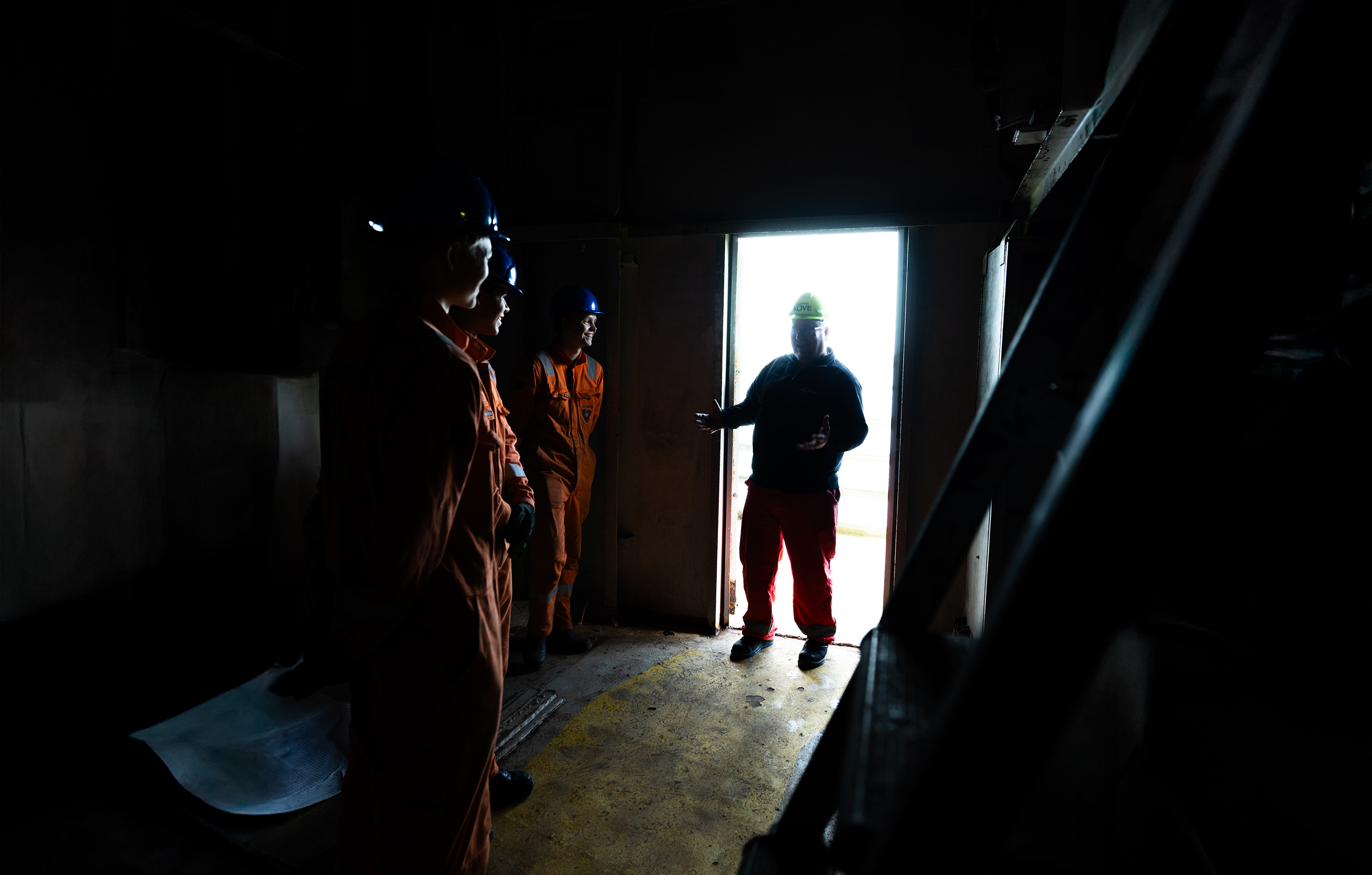 Foto fra treningsriggen