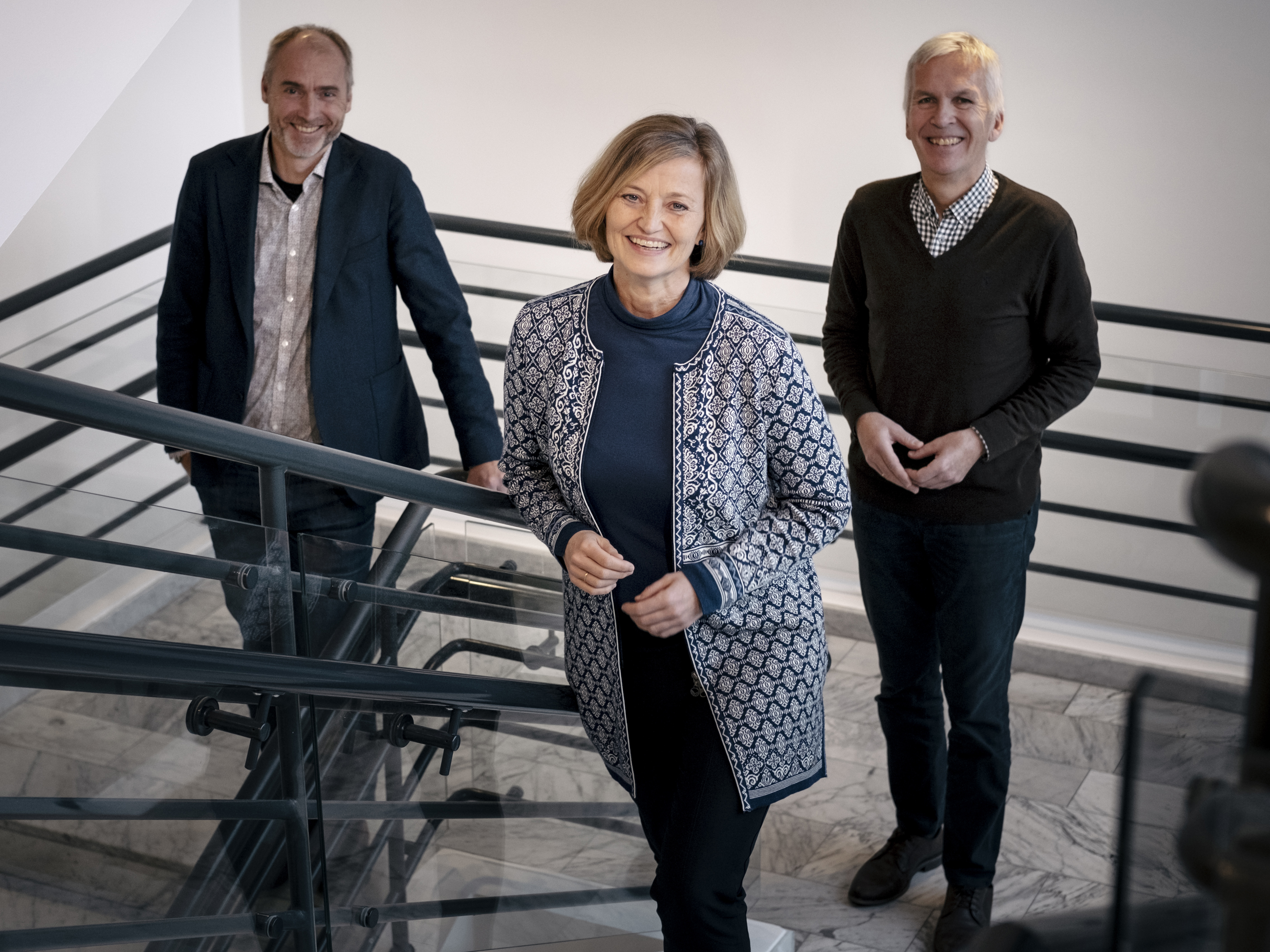 Suppliers have a great deal of expertise as well as much of the technology and resources important for avoiding major accidents and maintaining a good working environment. Everyone should be on side with the suppliers, says PSA director general Anne Myhrvold, here together with head of supervision Arne Askedal and Finn Carlsen, director of professional competence.
