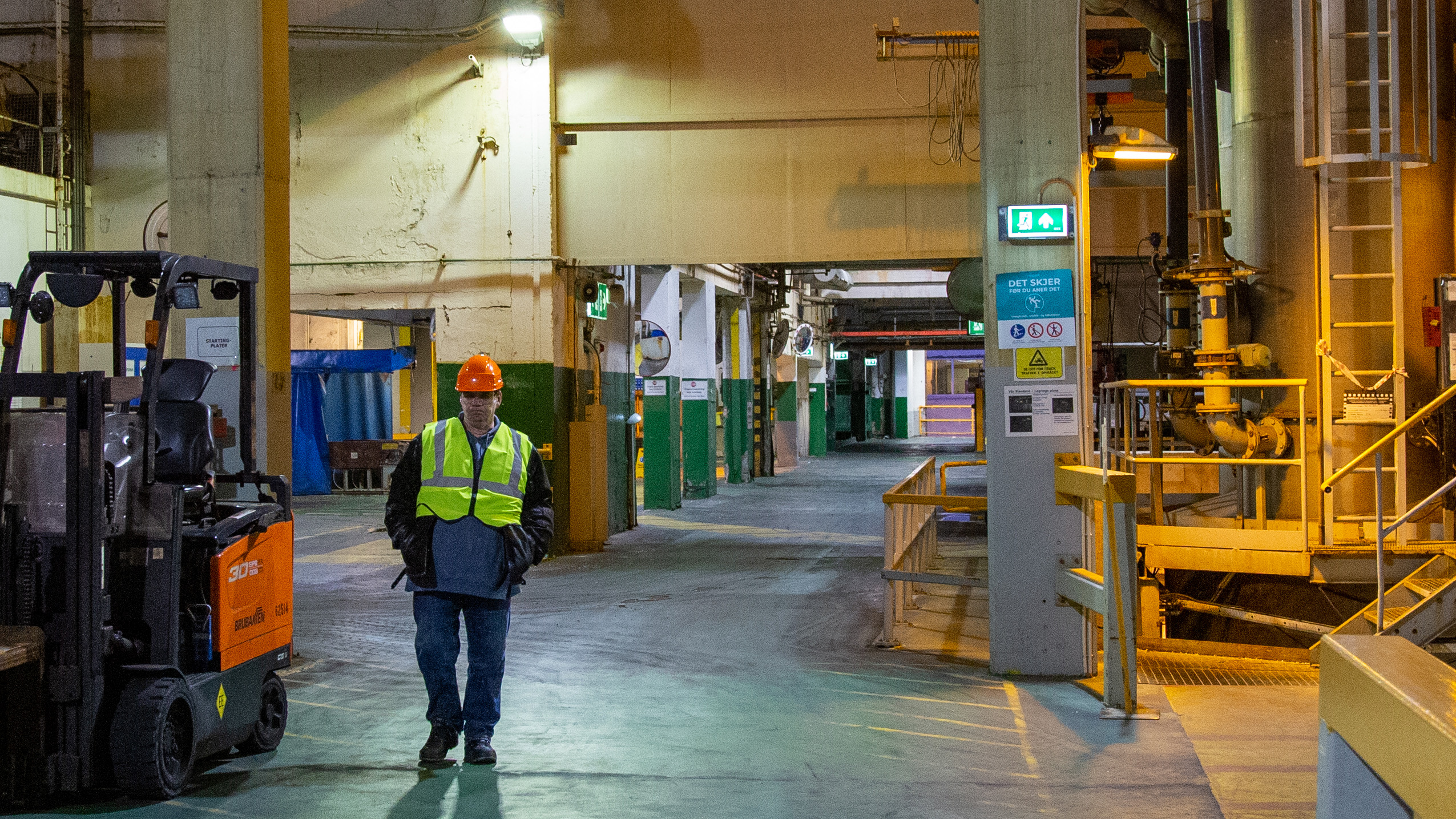 Photo of Roald Sandal at Glencore Nikkelverk