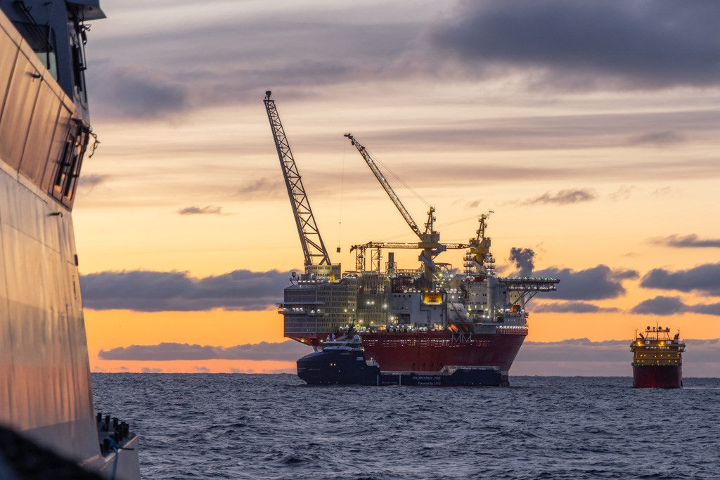 The Goliat facility in the Barens sea