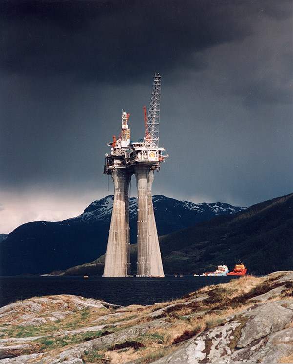 Foto av Troll A-plattformen