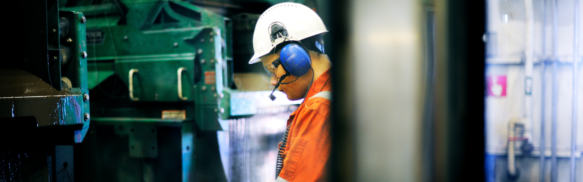 Photo of offshore worker