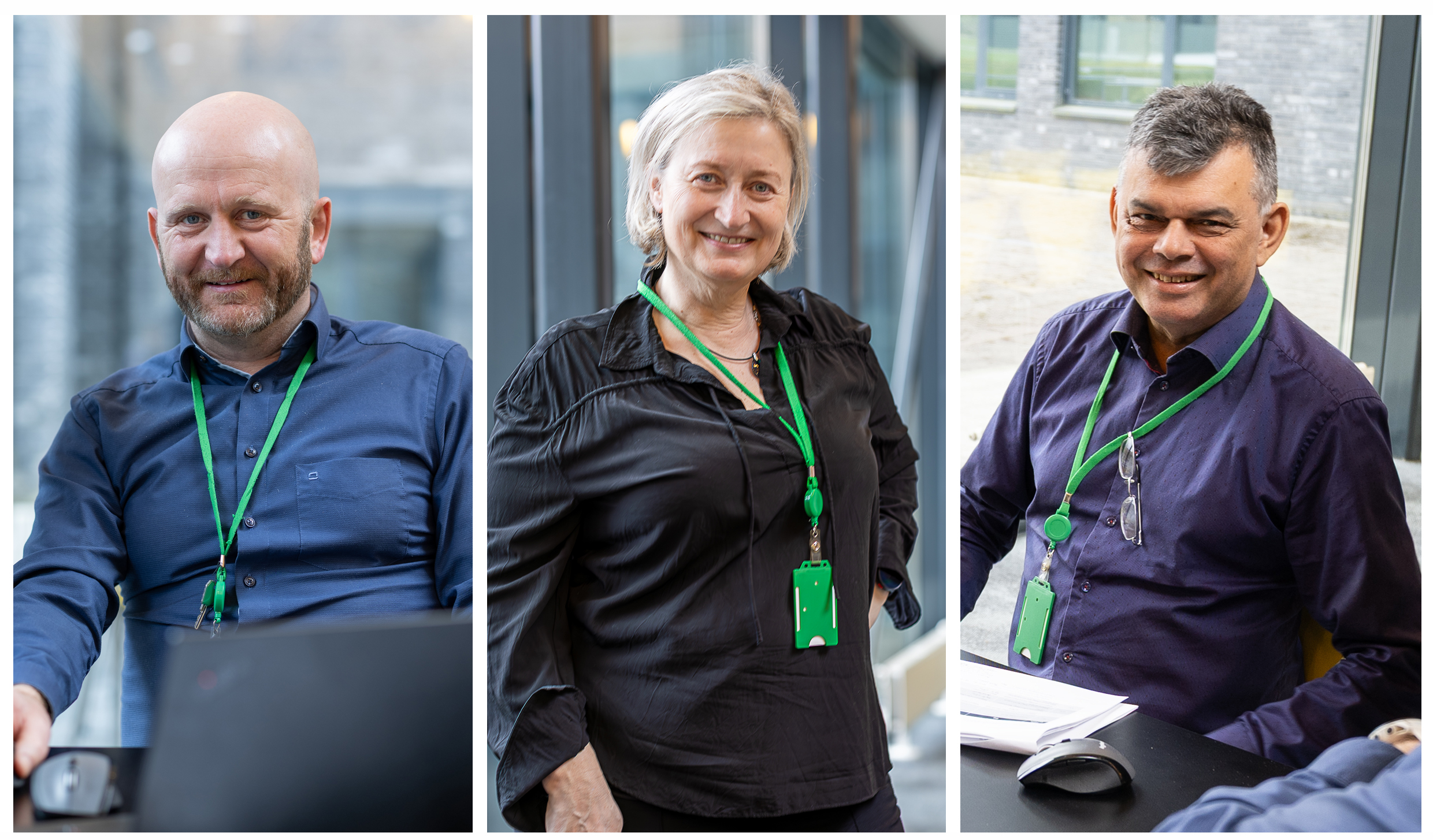 Tre personer som jobber i Havtil